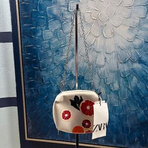 Zara Small Fruit Print Bag